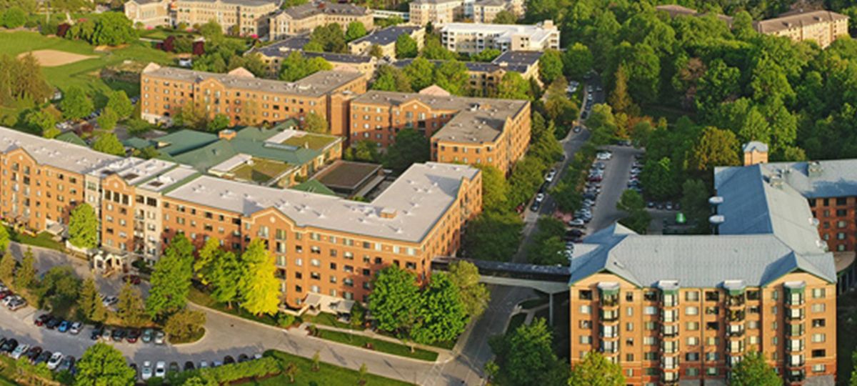 Panoramic view of the Charlestown community.